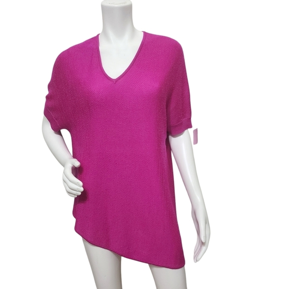 St John Fusha Asymmetric Wool Sweater Size S - Picture 1 of 15